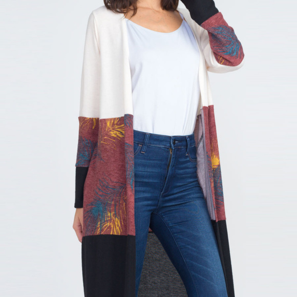 Color Block Duster - Picture 4 of 4